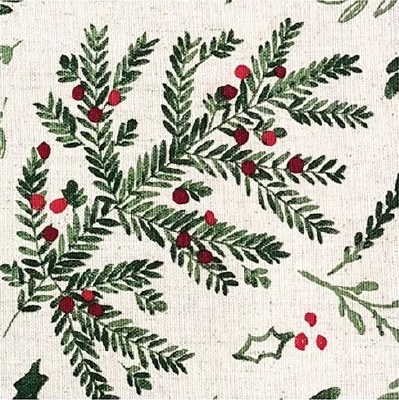 Pine Needles and Red Berries Lunch Napkin