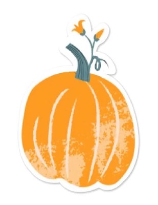 Pumpkin Shaped Beverage Napkin Fall and Thanksgiving