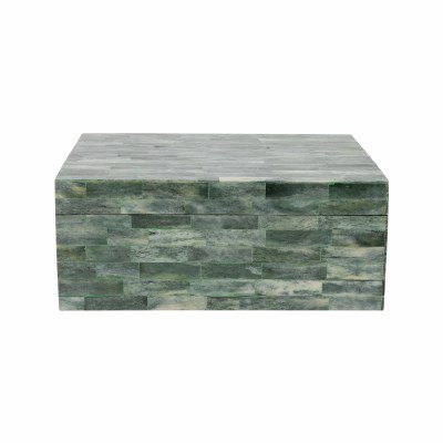 Small Green Mosaic Box