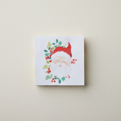 Santa Face Beverage Napkin