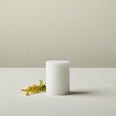 3' x 4" White Pillar Candle
