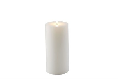 3" x 6" White Pillar Candle