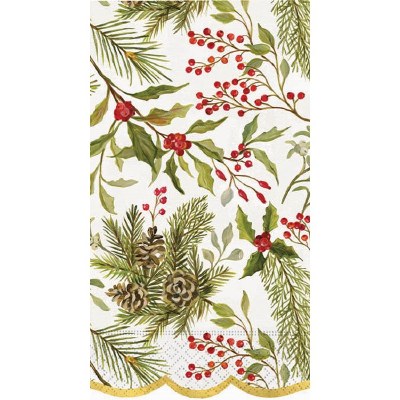 Merry Greenery Guest Towel