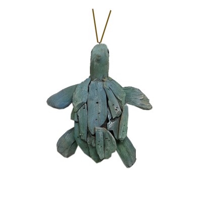 6" Driftwood Turtle Ornament