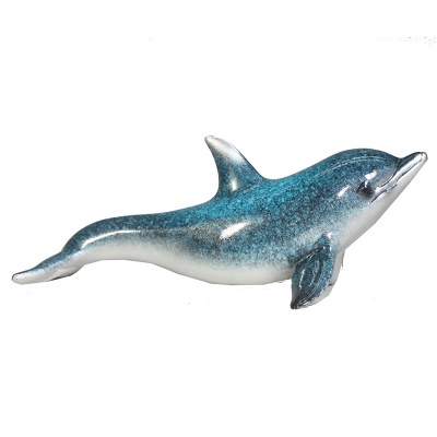 7" Glassy Resin Dolphin