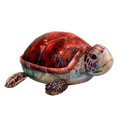 15" Brown Sea Turtle Plush Toy