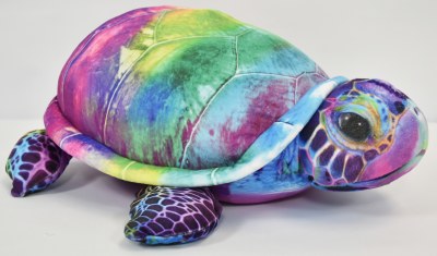 15" Colorful Plush Sea Turtle