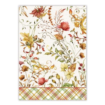 20" x 28" Fall Leaves Kitchen Towel Fall and Thanksgiving