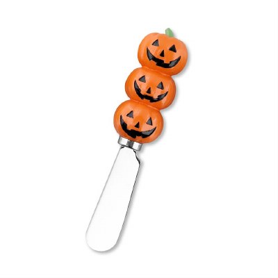 5" Orange Pumpkin Spreader Halloween Decoration