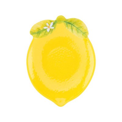 5" Lemon Shape Melamine Plate
