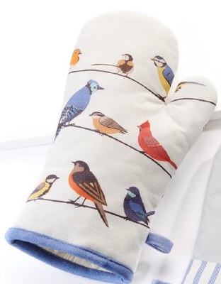 12" Multibirds Oven Mitt