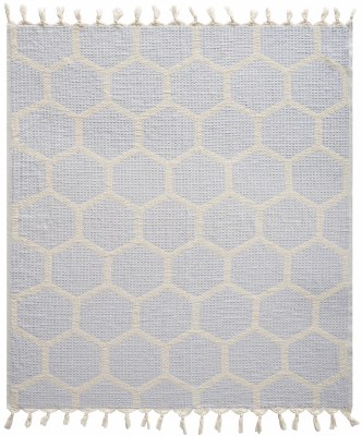 50" x 60" Lilac Hex Cotton Throw