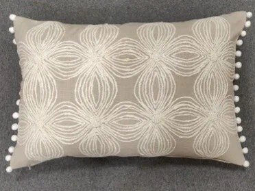 16" x 24" Natural Flowers Pillow