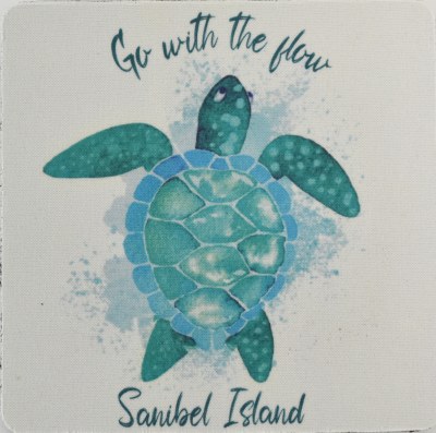 Sanibel Island "Go With the Flow" Turtle Coaster