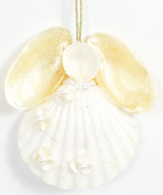 Large Wing Angel Shell Ornamment
