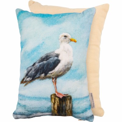 14" x 10" Seagull Decorative Pillow