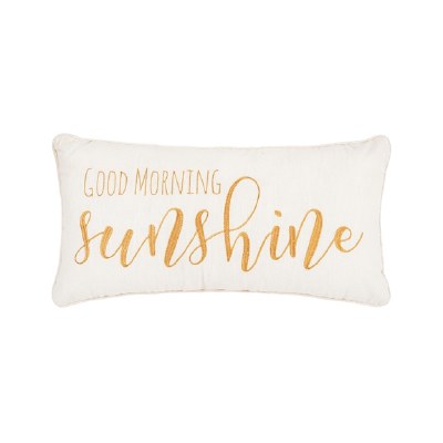 12" x 24" Good Morning Sunshine Decorative Pillow