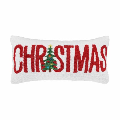 10" x 20" Christmas and Tree Decorative PIllow