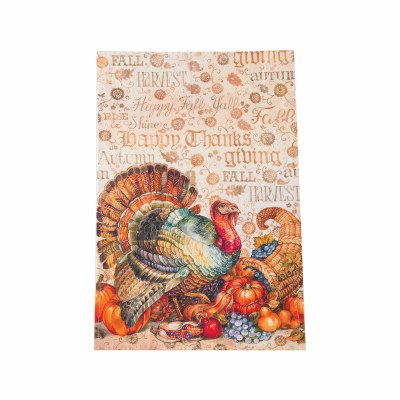 27" x 18" Turkey Kitchen Towel Fall and Thanksgiving