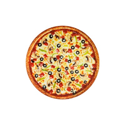 6" Veggie Pizza Fly Pie Disk