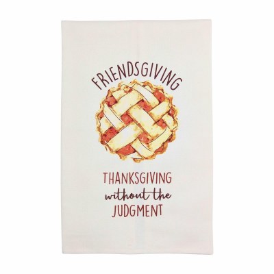 Friendsgiving Pie Kitchen Towel by Mud Pie Fall and Thanksgiving