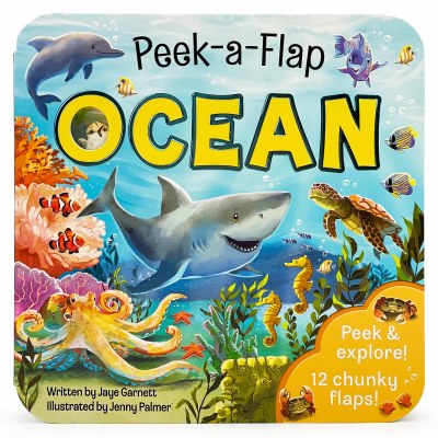 Peek-A-Flap Ocean Children's Book