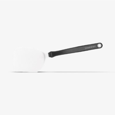 9" White Mini Chopula Chopping Sit Up Spatula