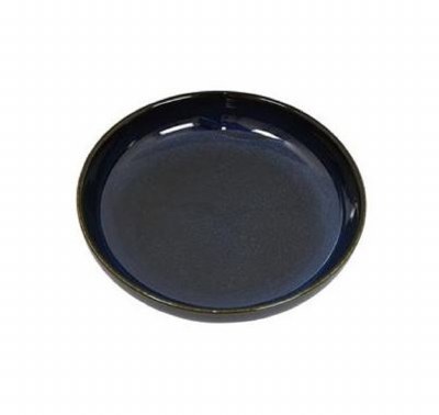 10" Round Dark BLue Ceramic Platter