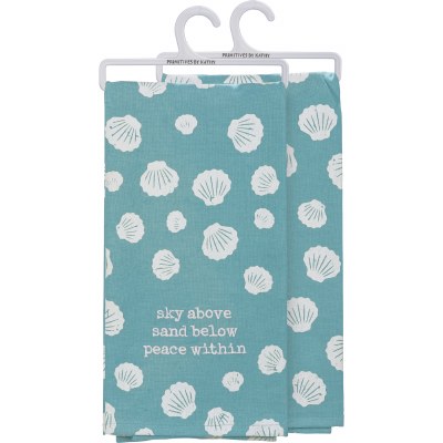 26" x 20" "Sky Above Sand Below Peace Within" Kitchen Towel