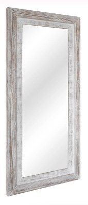 68" x 30" White Wash Mirror