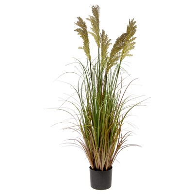 48" Faux Grain Grass Potted Plant