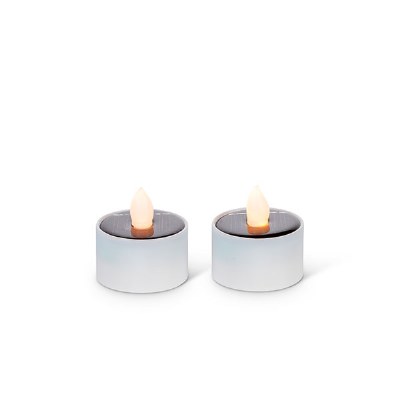 Set of Two Solar Tea Lights