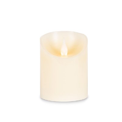 3" x 4" LED Bisque Foreverglow 3D Wick Candle
