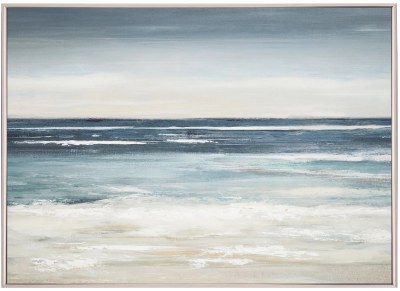 40" x 55" Coastal Blue Canvas