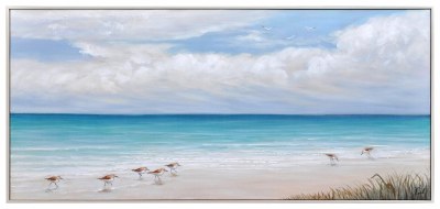 24" x 52" Shoretime Stroll Canvas