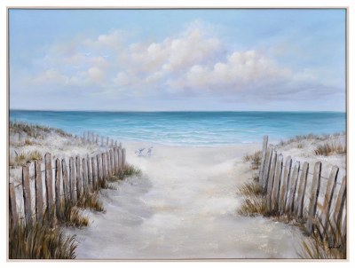 36" x 48" Shore Pathway Canvas