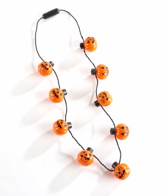 19" LED Jack-O-Lantern Necklace Halloween Decoration