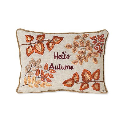 20" "Hello Autumn" Decorative Pillow Fall and Thanksgiving Decoration