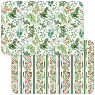 11" x 17" Evergreen Sprays Reversible Placemat