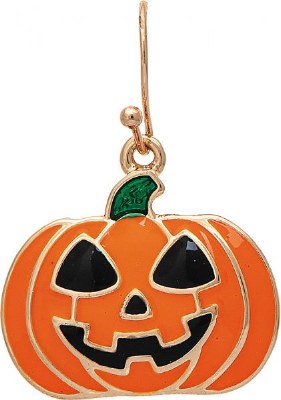 Jack-O-Lantern Earrings Halloween Decoration