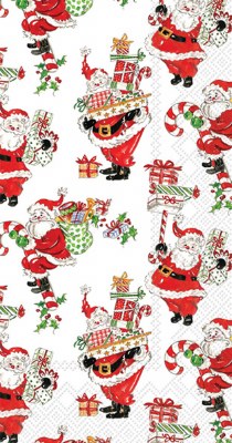 Holly and Santas Guest Towels