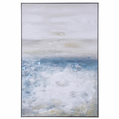 48" x 33" Misty Sky Canvas Framed