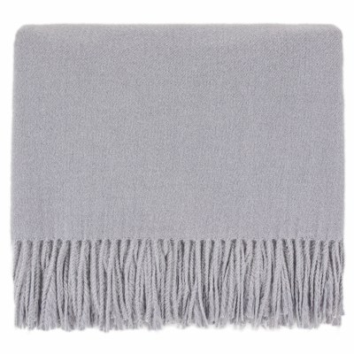 50" x 68" Gray Edinburgh Throw Blanket