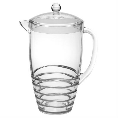 88 Oz Clear Acrylic Swirl Pitcher