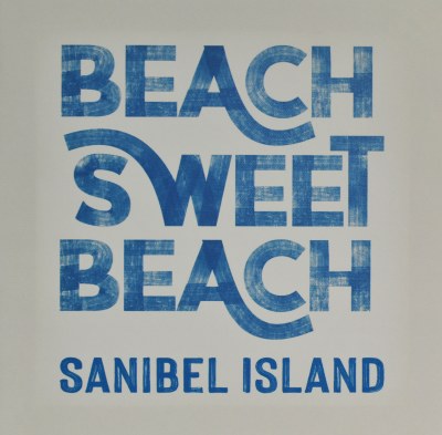 11" Sq Sanibel Island Beach Sweet Beach Wall Plaque