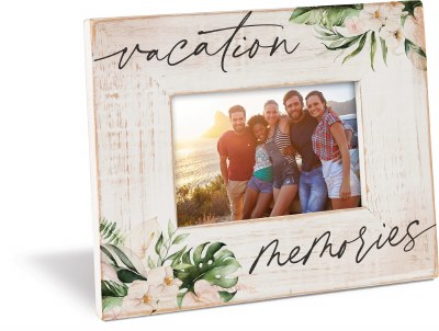 4" x 6" "Vacation Memories" Photo Frame