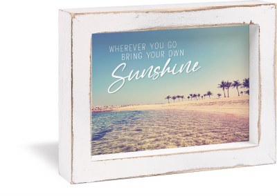 6" x 8" "Wherever You Go Bring Your Own Sunshine" Plaque