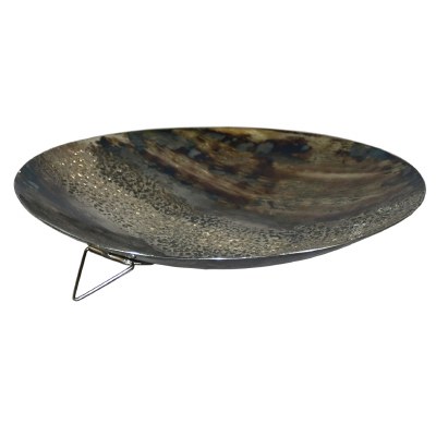 27" Round Bronze and Gold Disk Plaque