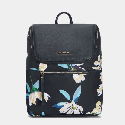 12" x 10" Midnight Floral Anti-Theft Addison Backpack