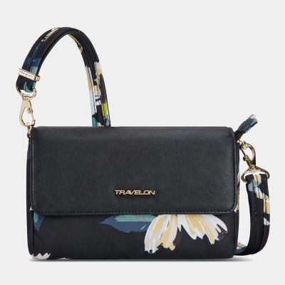 5" x 8" Midnight Floral Anti-Theft Addison Convertible Belt Bag